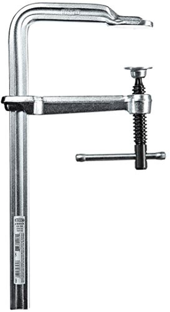 Bessey GS100K Classix GS-K All-Steel Screw Clamp, Red/Grey, 1000/120 mm