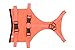 Mendota Pet Skid Plate Dog Chest Protector, Orange, Large
