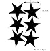 Silver Wall Decal Stars (123 Decals) | Easy to Peel Easy to Stick + Safe on Painted Walls | Removable Metallic Vinyl Star Decor | Star Sticker Large Paper Sheet Set for Nursery (Metallic Silver)