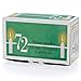 Israeli Extra Sabbath Candles Deluxe, 1 Box - 72 Candles