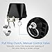 TOMLOV Smart WiFi Water Valve Gas Valve Wireless Water Gas Shut Off Controller Compatible with iOS/Android APP, Compatible with Alexa and Google Assistant