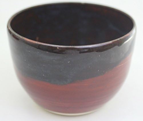 Shaving Mug or Shave Soap Bowl for Wet Shaving Red Mix, Ceramic with Optional Shaving Soap
