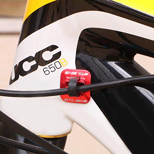 Balight Bicycle Cycle MTB Cable Tube Guid Accessories 5pcs/Set Aluminum Alloy Mountain Bike Brake Cable Oil Tube Guide Shifter Adapter Bicycle Frame C Buckle - Thumbnail 6