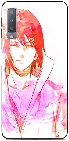 Galaxy A7 2018 Case,Flexible Slim Silicone TPU Protector Cover Soft Thin Gel Skin for Samsung Galaxy A7 2018-Uchiha Sasuke 10