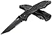 Benchmade HK Knives Tanto Pika II Knife Combo with Edged Coated Blade (Black)