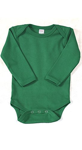 MONAG Unisex Baby Bodysuits 6-12M Kelly Green