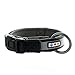 Pawtitas Lumberjack Padded martingale collar for dogs | Soft Neoprene Dog Collar for your pet's comfort Made with reflective band for Maximum Visibility | Fits Small and Large Pets - Medium Black