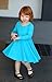 City Threads Girls Twirly Skater Party Dress - All Cotton Made in USA