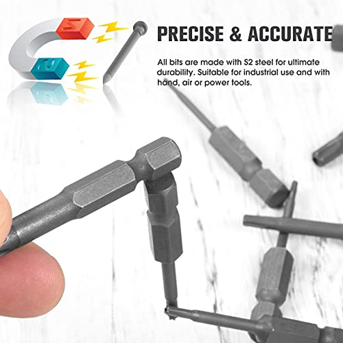 GreaTalent 56in1 S2 Steel Impact Driver Bit Set 1/4" Hex Shank