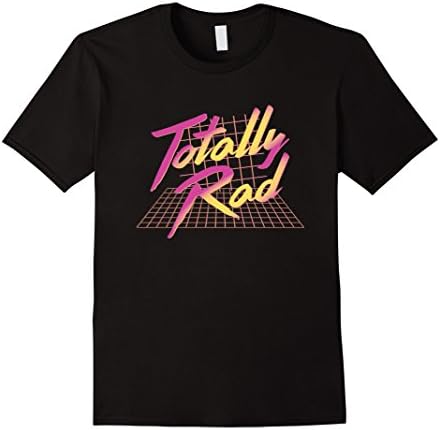 Mens 80s Shirt: Eighties Totally Rad T-Shirt 2XL Black