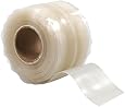 X-Treme Tape TPE-XZLCLR Silicone Rubber Self Fusing Tape, 1" x 10', Triangular, Clear