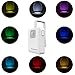 Tenswall Toilet Seat Illuminating Night Led Light - Motion Activated Bathroom Bowl Nightlight – 8 Different Color Changes - Light Sensitive Movement Sensor – Easy To Install Battery Operated 2 Pack