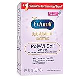 Enfamil Poly-Vi-Sol Multivitamin Supplement Drops with Iron for Infants and Toddlers, 50 mL (Pack of 2)