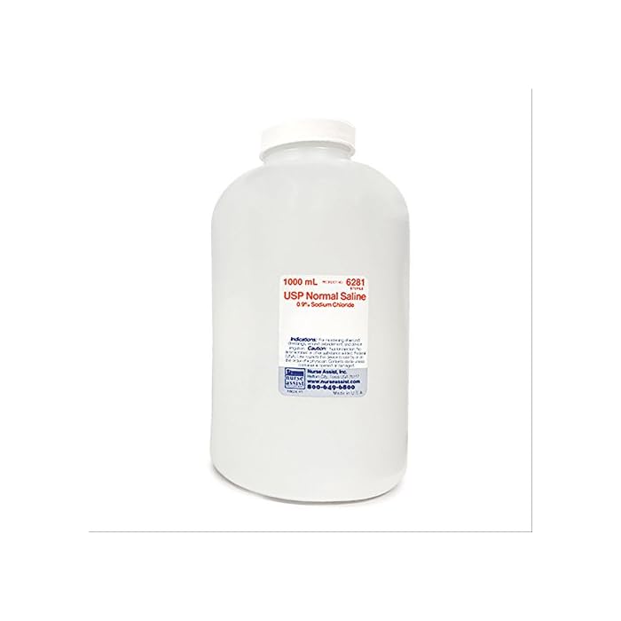 Sterile 0.9% Saline Solution - 1000mL