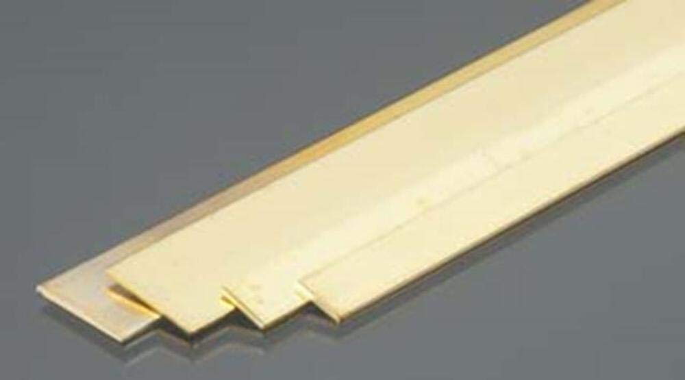 K&S Precision Metals 5078 Bendable Brass Strips.032" X 1/4 & 1/2 X 12