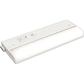 Maxim Lighting CounterMax 5K Lite 8" LED Under Cabinet Light, White- UCL-89872WT