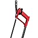 Heavy Duty Garage Hooks and Hangers Organizer - Wall Mount Garage Hanging Storage Utility Hooks for Ladders, Bike and Tools Black 6 Pack (Black Hook)