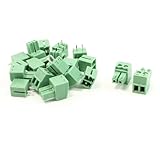 uxcell 10 Set 2 Terminals 3mm Pitch PCB Mount Screw Terminal Block AC 300V 8A