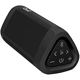 OontZ Angle 3 ULTRA : Portable Bluetooth Speaker - Exceptional Bass and Rich Stereo Sound, Plays Loud, 14-Watts, 100ft Wireless Range, Play 2 together for Music in Dual Stereo, Splashproof (New) Black