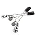 Fifty Shades of Grey The Pinch Nipple Clamps - Adjustable Weight Metal Nipple Clamps for Sex Pleasure - Silicone Coated Clip - Includes Satin Bag - Silver