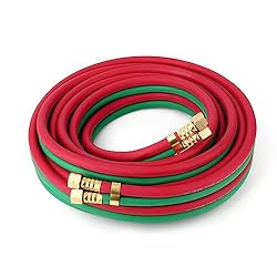 TAISHER 1/4" x 25FT Oxygen Acetylene Twin Hose With