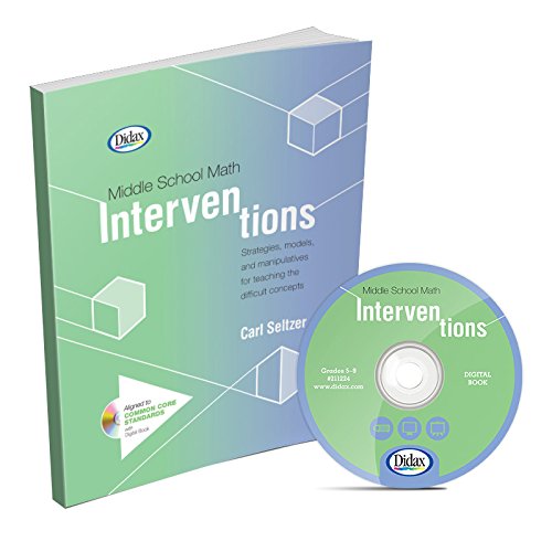 Didax Educational Resources Middle School Math Interventions Book