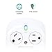 360 Electrical 36036 Revolve Surge Protector with 4 Rotating Outlets,White