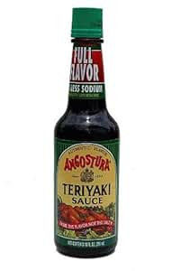 Angostura Low Sodium Teriyaki Sauce, 10Ounce (Pack of 6