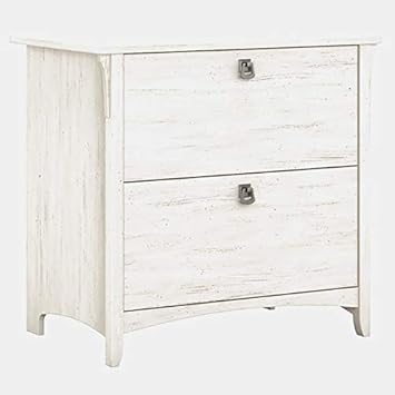 Amazon Com Wood Lateral Filing Cabinet File Cabinet With 2 Drawers And Tapered Legs Antique White Office Products
