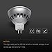 10-Pack MR16 7.5W LED Bulb JACKYLED DC12V Warm White 3000K 7.5W = 60W Equivalent Ultra Bright 38 Degree Beam Angle Recessed Track Light 550 Lumens Standard MR16 Spot Lights & Lamp