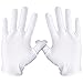 Neewer 12 Pairs (24 Gloves) 100% Cotton Lisle White Inspection Work Gloves for Coin, Jewelry, Silver, or Photo Inspection