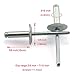 HJ Garden 60pcs 3/16 x 5/8 Inch (4.8x16mm) Large Flange Aluminum Blind Rivet Self-Plugging Open End Decorating Fastener Nails Pop Rivets Core Pulling Rivets Grip Pange 3/8-7/16 Inch (9.5-11.1mm)