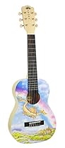 Luna AR2 NYL DRAGON Aurora 1/2 Acoustic Guitar, Nylon Dragon
