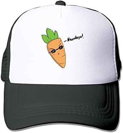 Lihed Carrot With Glasses Cap Hat B-boy Mesh Black