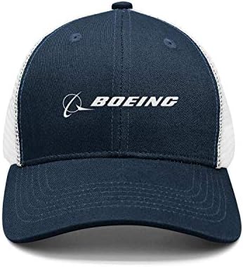 Boeing Logo Cap Flatbrim Mesh Blank