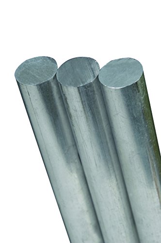 K&S Precision Metals 83047 Solid Round Aluminim Rod, 3/8