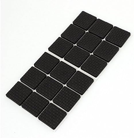 ASIER Self Adhesive Square Shape Rubber Pads for Furniture Floor Scratch Protection -18 Pieces