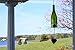 Wine Bottle Wind Chimes Handmade Outdoor Decor and Hanging Yard Art | Garden, Patio, Backyard, Porch | Soft Windchime Tones | Vintage Farmhouse