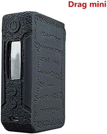 Xixnor Silicone Case for VOOPOO Drag Mini 117W Mod Kit Sleeve Cover Sheild Skin Wrap (Black)
