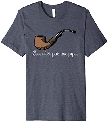 Hella Bella ApparelCeci N'est Pas Une Pipe Shirt This is Not a Pipe