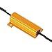 LED Load Resistor Pack of 4 LED Indicator 50W 6Ω Flash Rate Relay Turn Signal Load Resistor