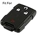 Coolbestda 2Pcs Silicone Key Fob Cover Case Protector Remote Control Keyless Jacket for 2018 2017 Chevrolet Chevy Silverado Colorado GMC Canyon Sierra Yukon Cadillac M3N32337100 13577770 13577771