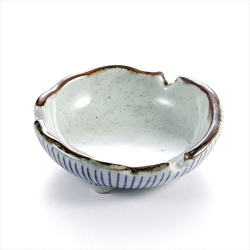 LQXZM-Third Burning Rain Ashtray Ashtray Astray Blue Hand-Painted Stripes And Creative Ceramic Wind Japan Style