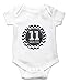 Monthly Baby Stickers Baby Boy Month 1-12 Milestone Age- Onesie Sticker