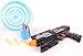 Tevelo 2 In 1 Shooting Gun Toy By Super Sniper Weapon Toy - Great Fun Foam Blaster Toy With Foam Darts, Water Polymer Balls And Dartboard