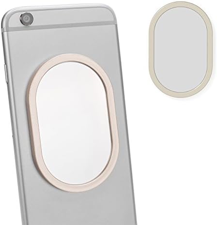 REFIX COIN MIRROR Makeup Mirror Mounting Mirror For All Cell Phones &amp; Cases, Tablet &amp; Cases (SHAPE(ROUND-GOLD))