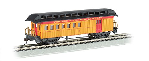 Bachmann Industries Combine Western & Atlantic Rr Ho Scale Old-Time Car with Round-End Clerestory Roof