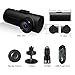 C1 Dash Cam HaloCam Car Camera 1080P Car Driving Recorder IMX323 Exmor CMOS G-Sensor Built-in WiFi Dashboard Camera with 165 Degree Wide Angle Lens Super Clear Vision Loop Recording