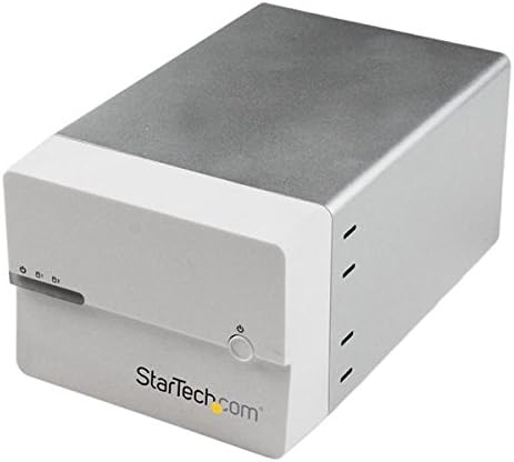 StarTech.com Caja Disco Duro Externo 2 Bahías de 3,5