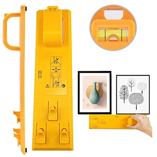 MAITING 1Pcs Multifunction Level Ruler Bubble Level Measuring Tool Picture Frame Hanger ABS Plastic DIY Hand Tool
